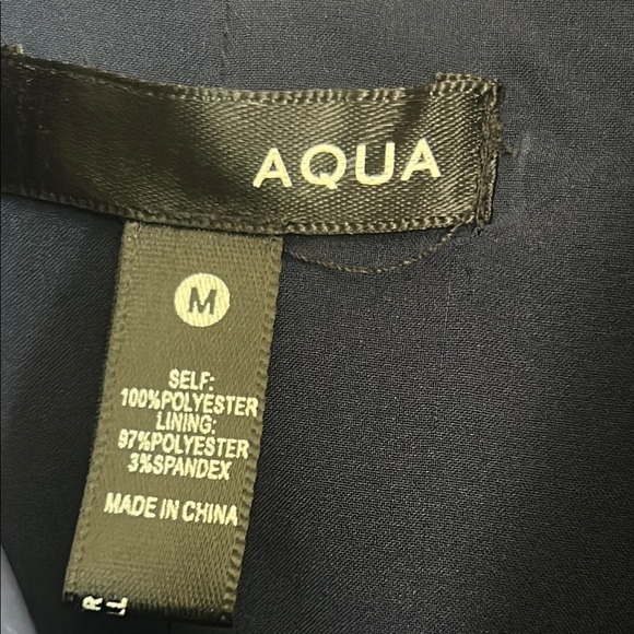 Aqua Midnight Blue Asymmetrical Dress - Picture 6 of 11